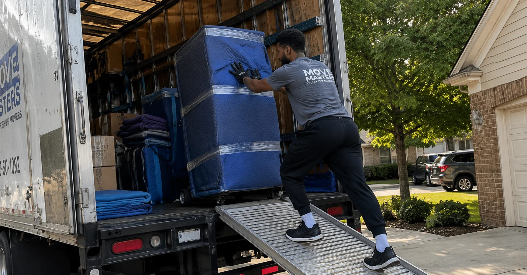 Spokane junk removal team loading truck